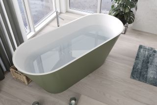 Ванна отдельностоящая Holbi Selena 161x68см белый/цветной матовый 1.01.006.11.2